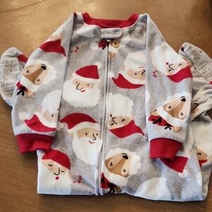 Carter's Cozy Red and Gray Fleece Set